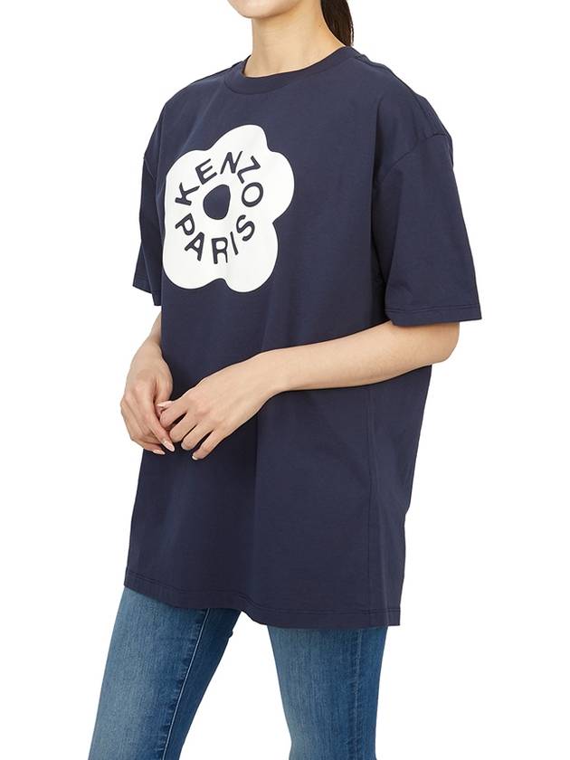 Boke Flower 2.0 Oversized Cotton Short Sleeve T-Shirt Blue - KENZO - BALAAN 6