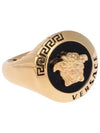 Men's Medusa Logo Ring Gold - VERSACE - BALAAN 7