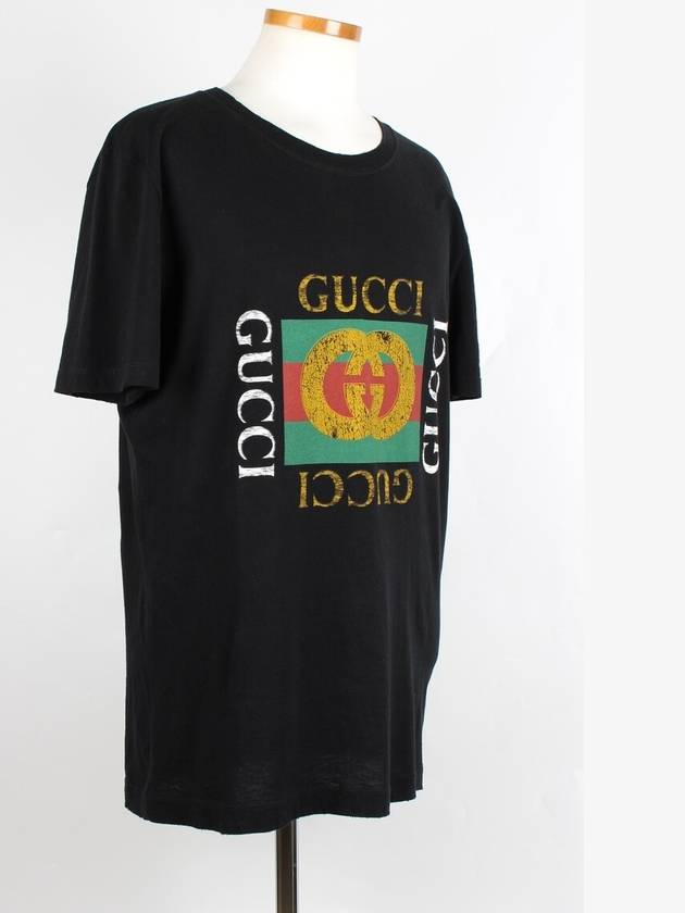 Box Logo Vintage Short Sleeve S - GUCCI - BALAAN 6