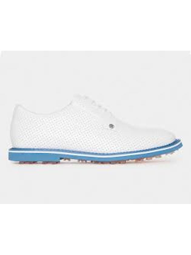 Men'S Perforated Gallivanter Spike Shoes Cerulean White - G/FORE - BALAAN 2