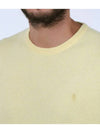 Classic Crew Neck Wool Knit Top Yellow - POLO RALPH LAUREN - BALAAN 3