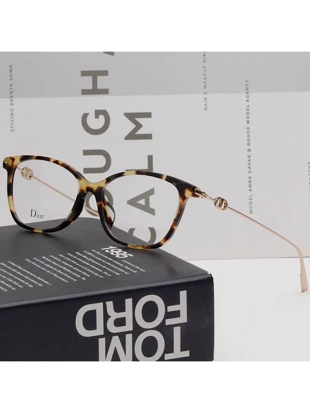 Eyewear Square Glasses Brown - DIOR - BALAAN 3