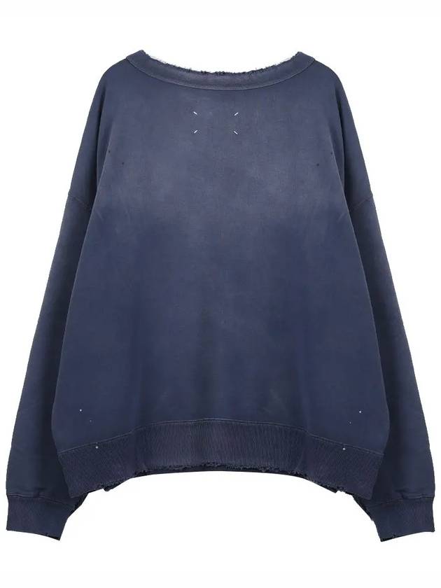 Logo Handwriting Sweatshirt Washed Purple - MAISON MARGIELA - BALAAN 3