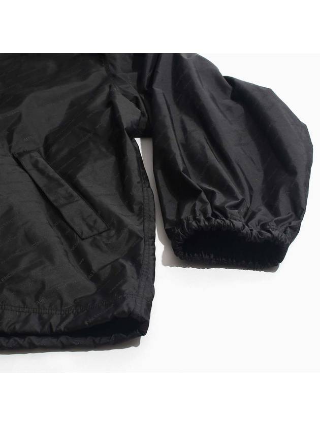 Men's All-Over Logo Rain Jacket Black - BALENCIAGA - BALAAN 6