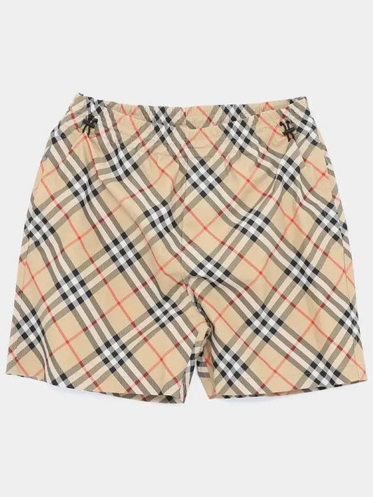 Check Print Drawstring Shorts 8087224 - BURBERRY - BALAAN 2