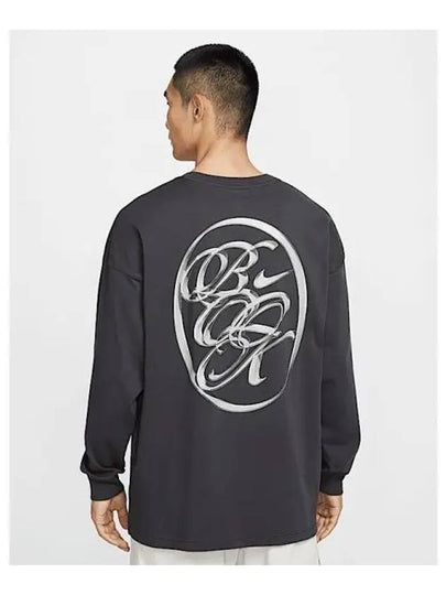 Devin Booker Long Sleeve T-Shirt Anthracite - NIKE - BALAAN 2