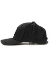 Embroidered Logo Ball Cap Black - STONE ISLAND - BALAAN 3