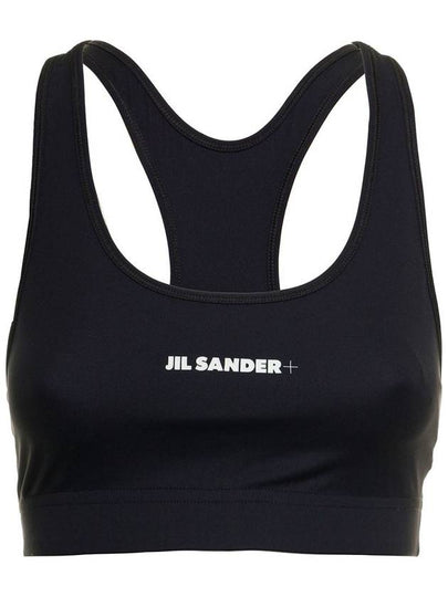 Women's Plus Logo Sports Bra Black - JIL SANDER - BALAAN 2