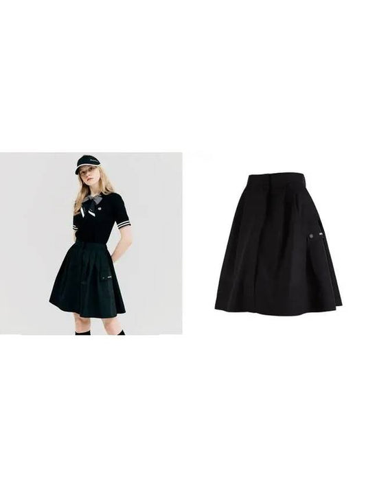 Golf Outpocket Volume Skirt Black - HENRY STUART - BALAAN 2