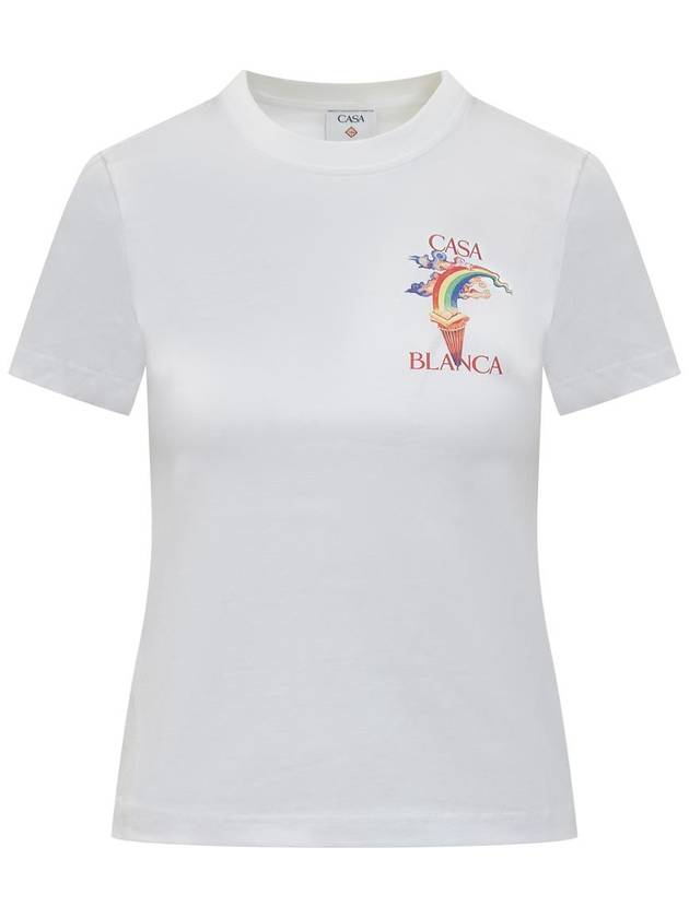 Casablanca Nature Teacher T-Shirt - CASABLANCA - BALAAN 1