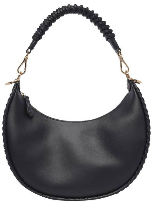 Leather Shoulder Bag Black - FENDI - BALAAN 1