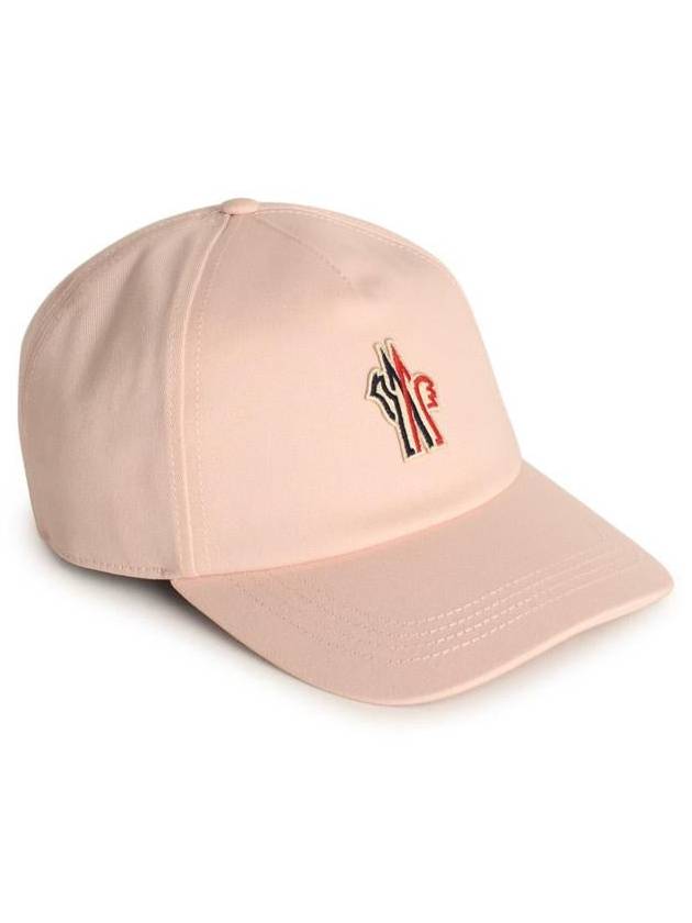 Gabardine ball cap light pink - MONCLER - BALAAN 3