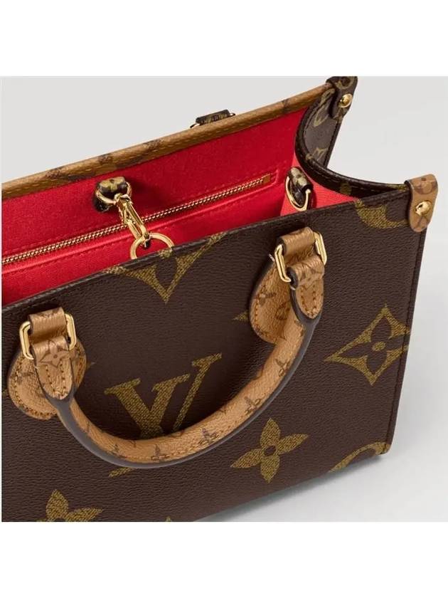 Women's OnTheGo PM Monogram Tote Bag Brown - LOUIS VUITTON - BALAAN 5