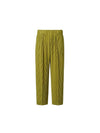 Unisex Tuck Pleated Straight Pants Olive - MONPLISSE - BALAAN 1