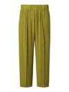 Unisex Tuck Pleated Straight Pants Olive - MONPLISSE - BALAAN 2