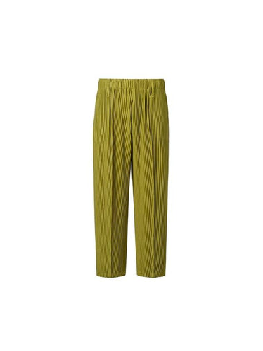 Tuck Pleated Straight Pants Olive - MONPLISSE - BALAAN 1