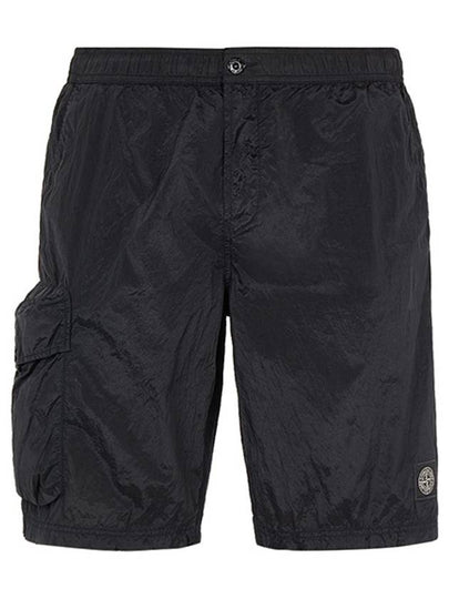 Patch Pocket Swim Shorts Black - STONE ISLAND - BALAAN 2