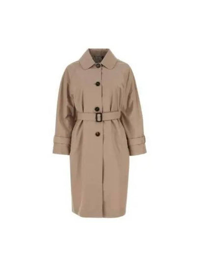 Women's Button Belt Trench Coat Rose - MAX MARA - BALAAN 2