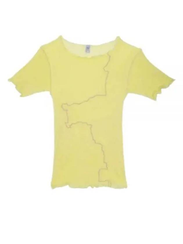 Gerrymandered Tee in One Yellow TOGE CG SU24 - BASERANGE - BALAAN 1