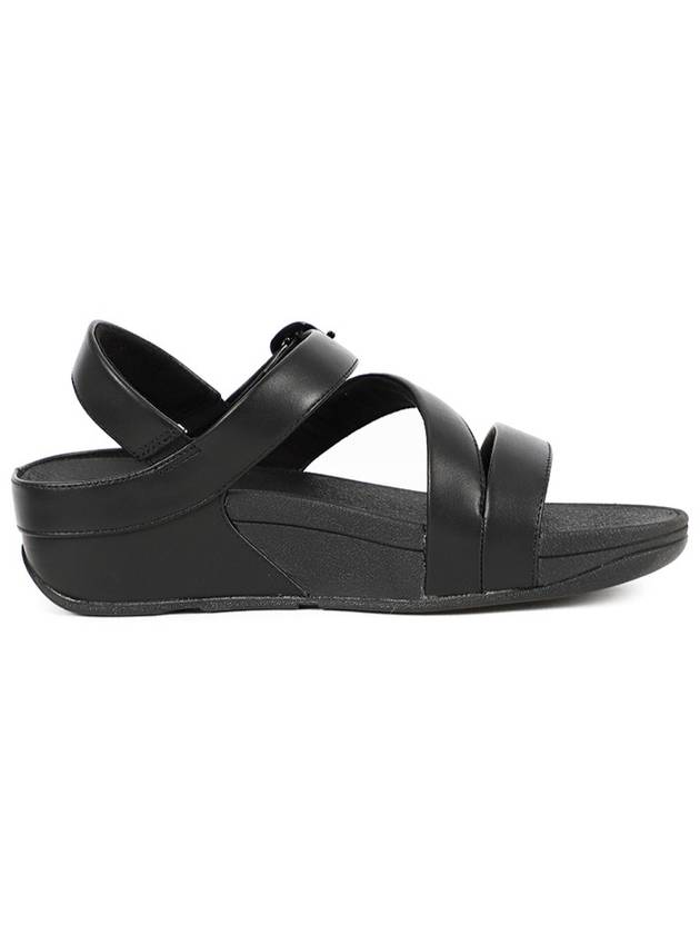 Skinny Z Strap Leather Sandals Black - FITFLOP - BALAAN 1