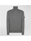 GORRAN Cotton Wool Mix Logo Patch Turtleneck Knit Gray - PEUTEREY - BALAAN 1