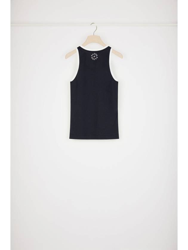 Logo Print Sleeveless Black - PATOU - BALAAN 3