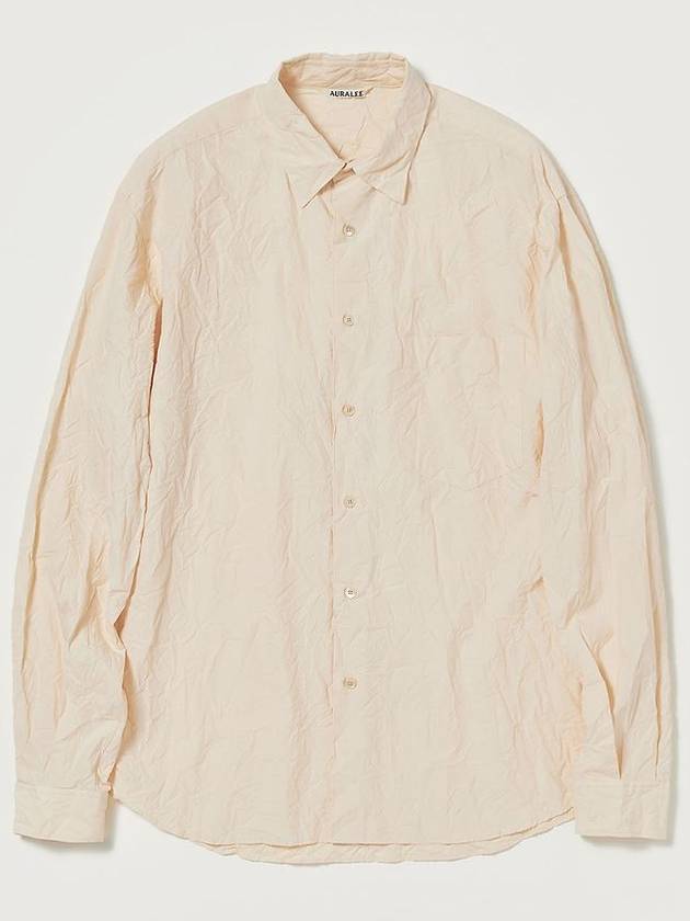 Wrinkle Washed Pins Twill Shirt - AURALEE - BALAAN 1