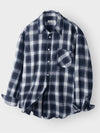 Cloud multi check shirt navy - INDUST - BALAAN 5