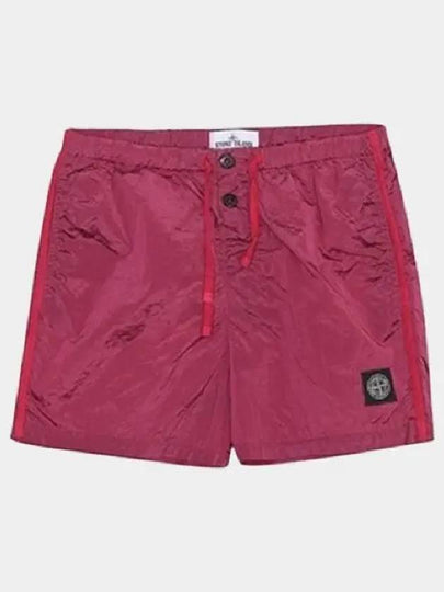 Nylon Metal Swim Shorts Pink - STONE ISLAND - BALAAN 2