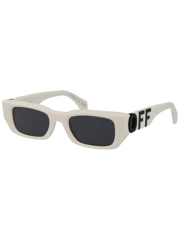 Sunglasses OERI124S24PLA001 0107 WHITE DARK GRAY - OFF WHITE - BALAAN 3