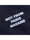 Drol de Monsieur Hooded Long Sleeves Logo Navy HO101 NYNAVY - DROLE DE MONSIEUR - BALAAN 4