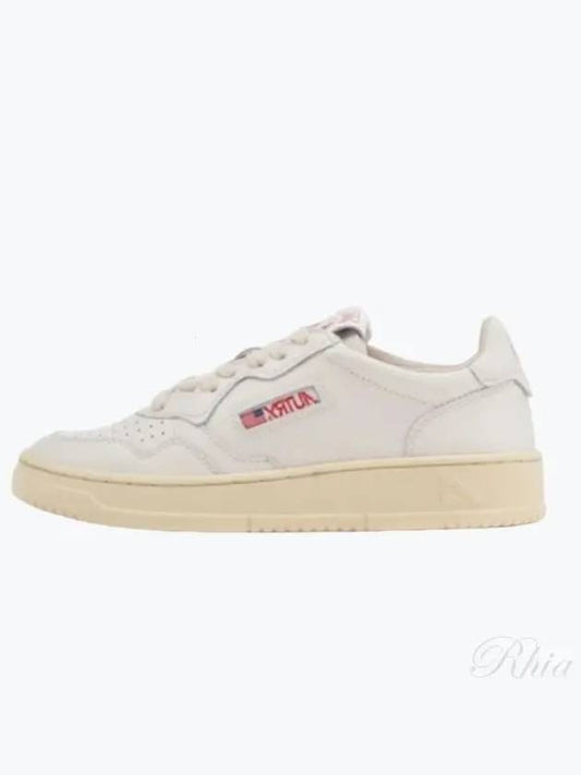 Medalist Leather Low Top Sneakers White - AUTRY - BALAAN 2