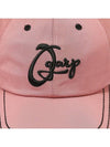 Drawing Simple Logo Stitch Cap Pink - OGARP - BALAAN 5