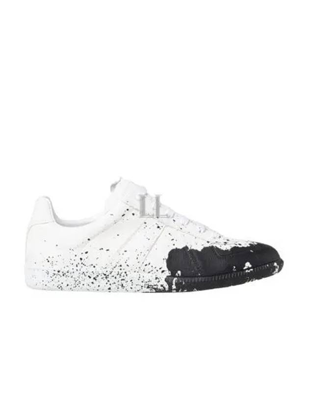 Replica Painting Low Top Sneakers White Black - MAISON MARGIELA - BALAAN 2