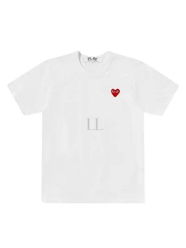 Logo Wappen Short Sleeve T-Shirt P1 T107 2 White - COMME DES GARCONS - BALAAN 2