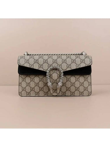 Women's Dionysus Small Shoulder Bag Black 499623 92TJN 9862 - GUCCI - BALAAN 1