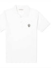 Skull Patch Polo Shirt White - ALEXANDER MCQUEEN - BALAAN 2