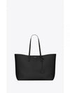 East West Shopper Tote Bag Black - SAINT LAURENT - BALAAN 2