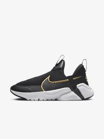 Flex Plus 2 Low Top Sneakers Metallic Gold Black - NIKE - BALAAN 2