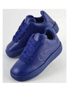 Leather Box Low Top Sneakers Blue - BURBERRY - BALAAN 3