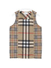 Kids Vintage Check Sleeveless Beige - BURBERRY - BALAAN 1