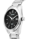 Analog Dial Watch Silver Black - CITIZEN - BALAAN 4