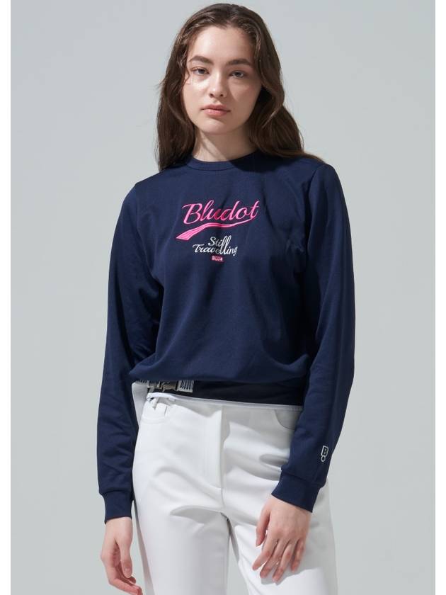 Round neck sweatshirt NY - BLUDOT - BALAAN 1