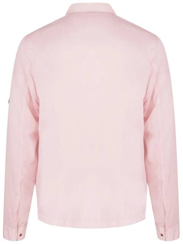 Chrome-R Pocket Over Long Sleeve Shirt Pink - CP COMPANY - BALAAN 4