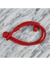 Intrecciato Double Line Bracelet Red - BOTTEGA VENETA - BALAAN 3