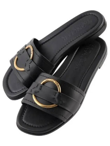 leather slides - MONCLER - BALAAN 1