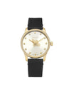 G Timeless 29mm Bee Quartz Leather Watch Gold - GUCCI - BALAAN 1