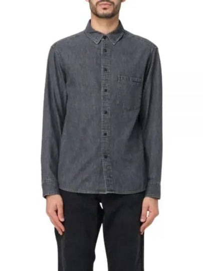 Chemise Denim Long Sleeve Shirt Grey - ISABEL MARANT - BALAAN 2