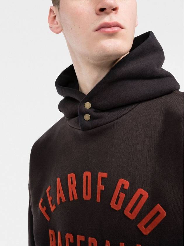 Vintage Baseball Hoodie Black - FEAR OF GOD - BALAAN 4