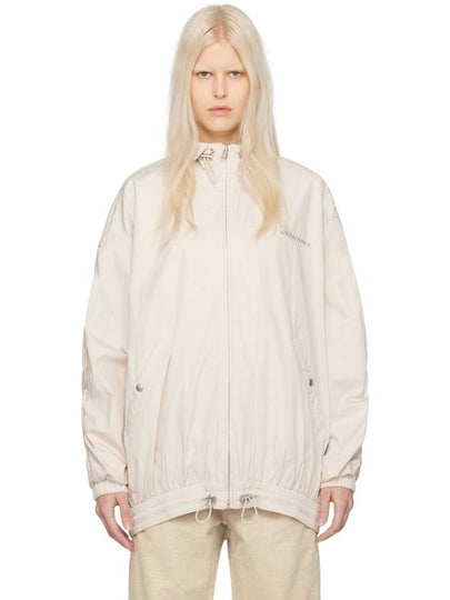 Buster Cotton Zip Up Jacket Beige - ISABEL MARANT - BALAAN 2